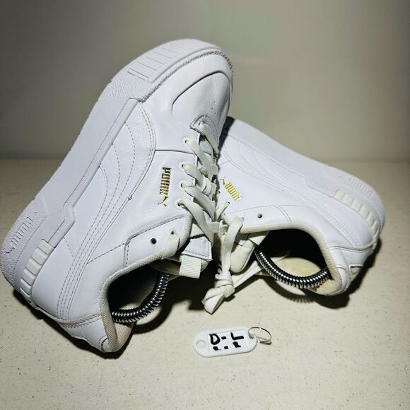 Shoes - Puma Cali Sport White/Gold 373871- 01 Women's 6.5 UK 4EU 37